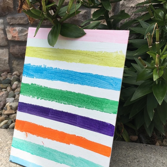 Stripes glitter painting ✨ - Picture 2 of 2